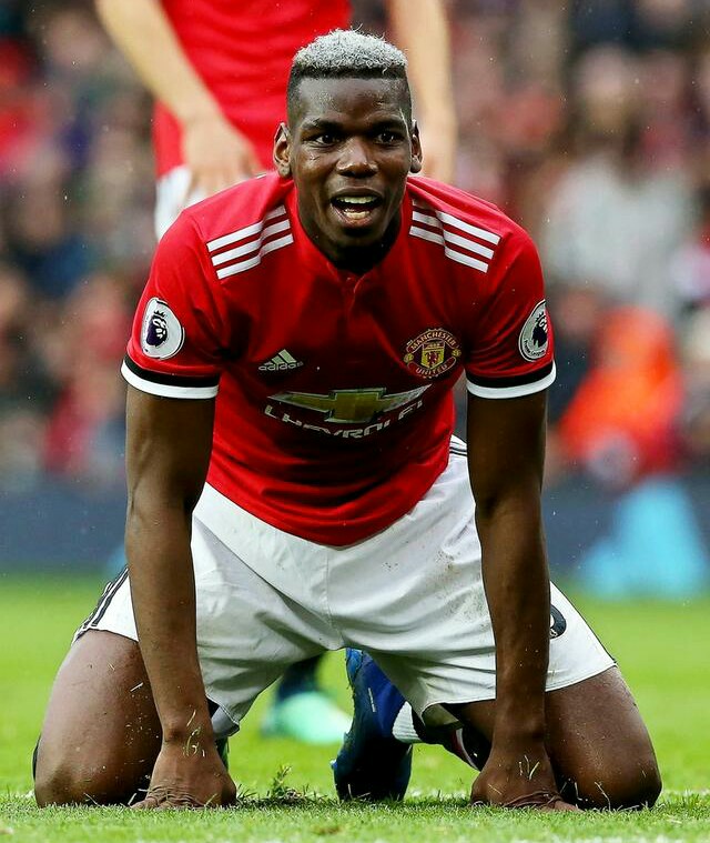 博格巴染发色图片,曼联博格巴发型图