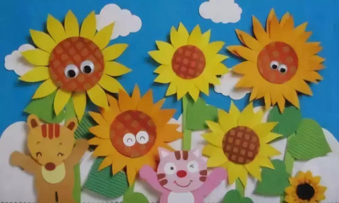 幼儿园环创墙面布置简单大气2022,幼儿园大班益智区墙面手工作品