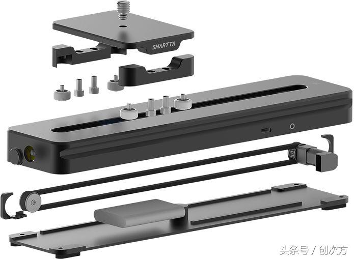 装进口袋的相机滑块，超过20厘米的滑动距离，还能够精准控制速度