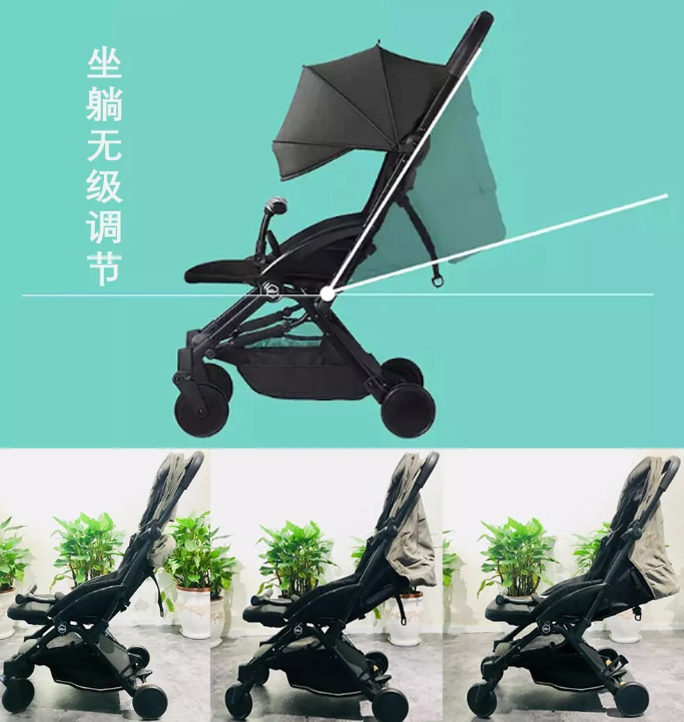 返团｜虎贝尔轻便手推车，一秒收车，可坐可躺，还能带上飞机！