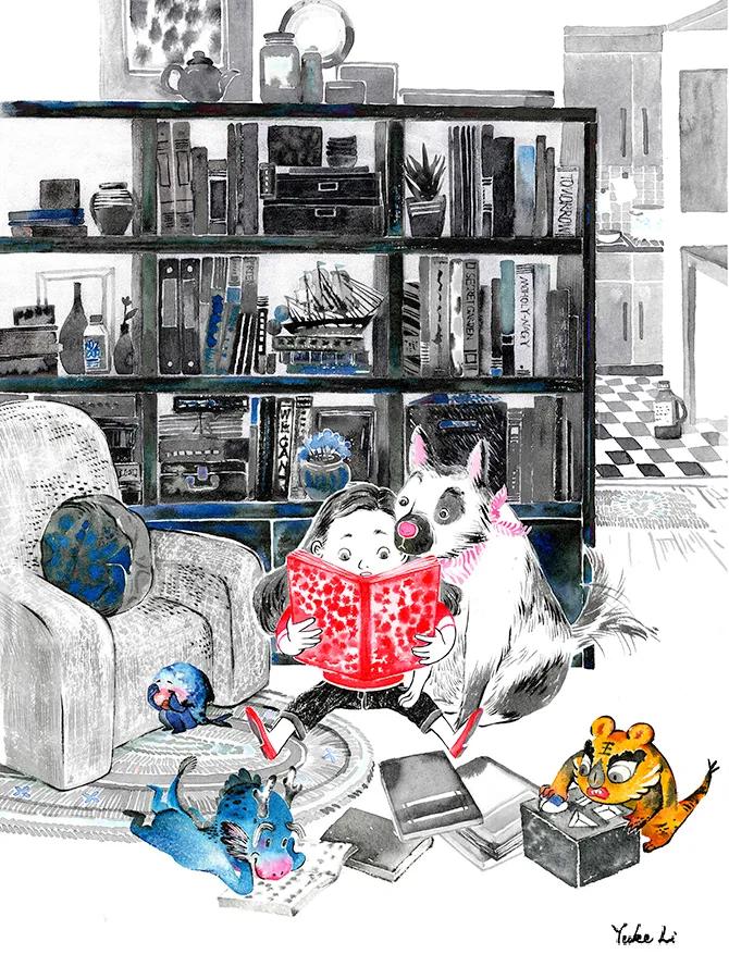 美国纽约视觉艺术学院插画,插画毕业展