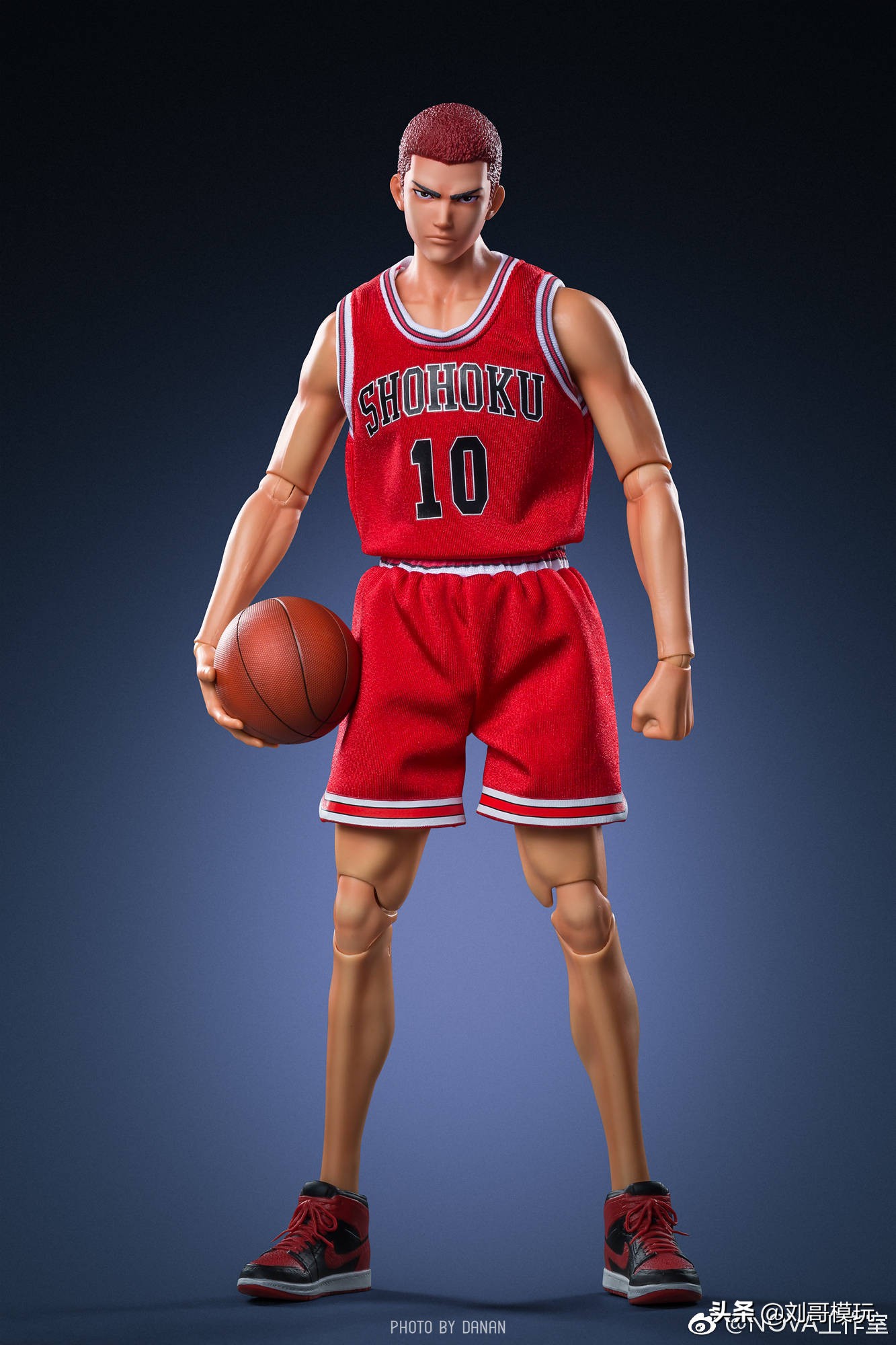 灌篮高手樱木花道的人偶,灌篮高手樱木花道寸头手办