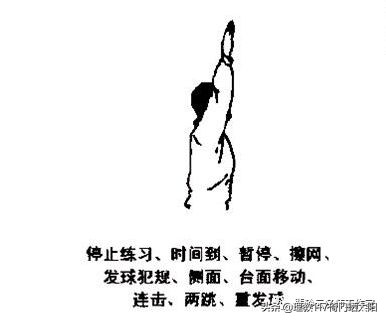 乒乓球比赛裁判术语,乒乓球裁判桌小知识