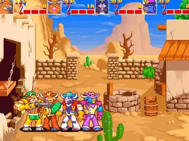 那些能够四人玩的街机游戏，不怕虎一样的敌人