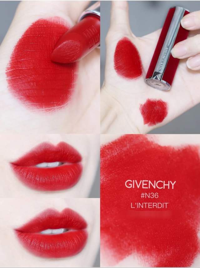 纪梵希口红全色号试色,纪梵希裸色系口红色号推荐