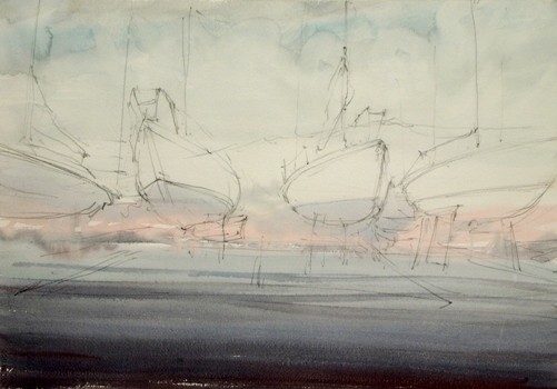 初学者结构素描步骤,酒杯素描绘画步骤