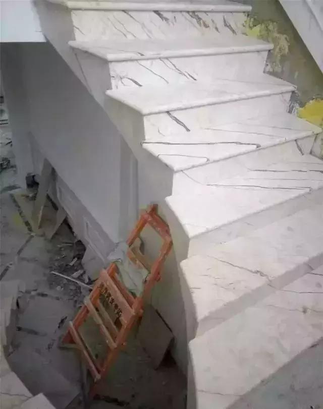 旋转楼梯石材量尺,旋转楼梯的石材做法大全