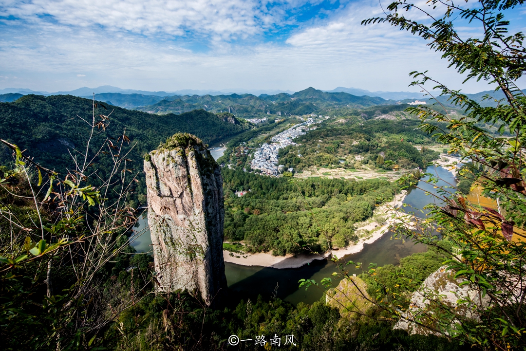 浙江丽水仙都景色照片,丽水仙都水墨画