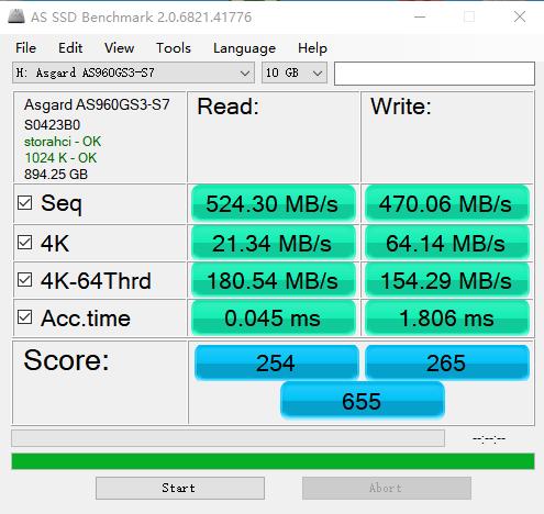 阿斯加特500gsata固态,阿斯加特2t固态硬盘评测