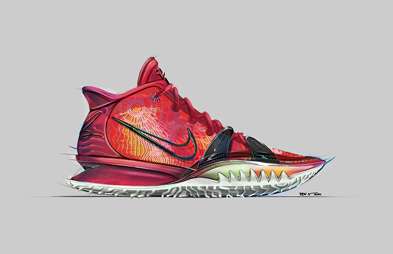 耐克的收官之作,nikekyrie7expression欧文上脚