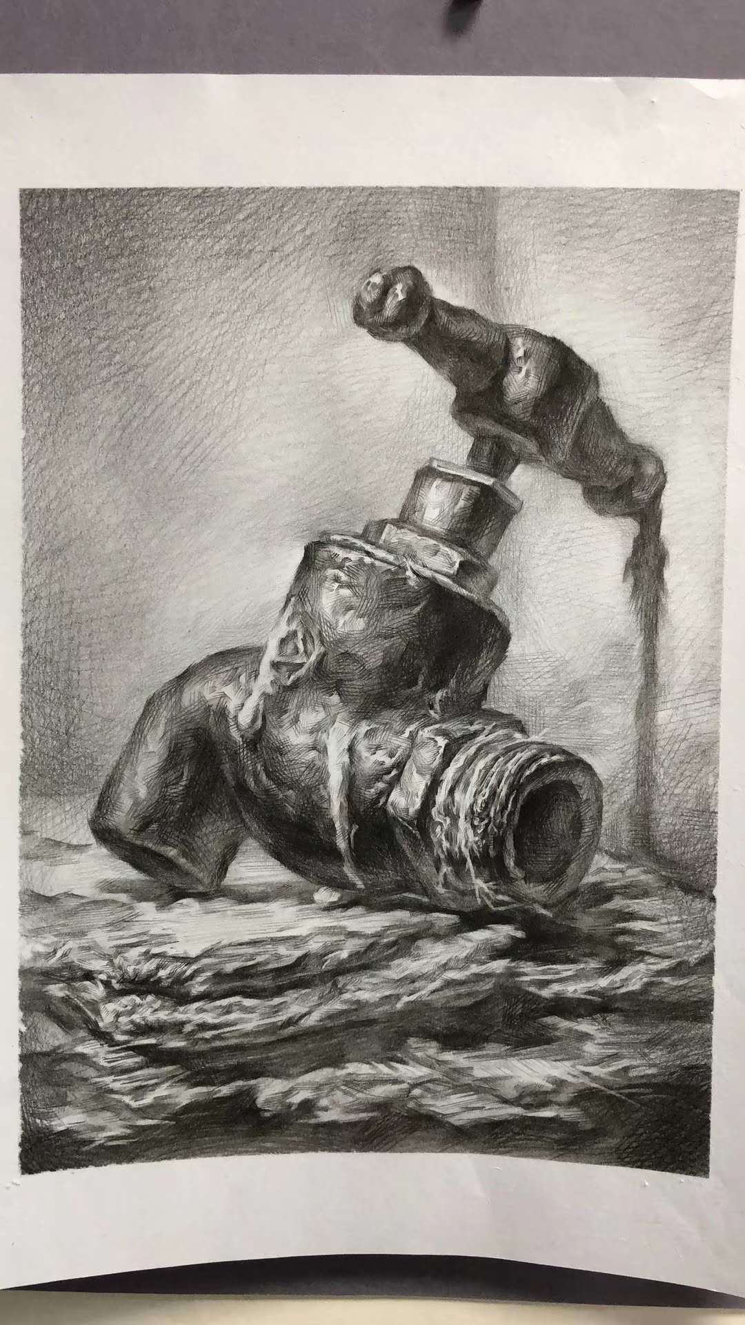 素描头像60分的画面是怎么样的,素描整体画面完全度