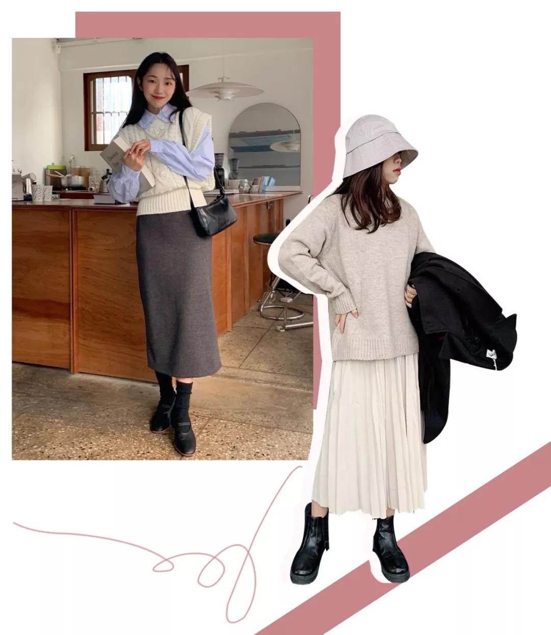 毛衣内搭的5种方法，这样穿保暖又时髦