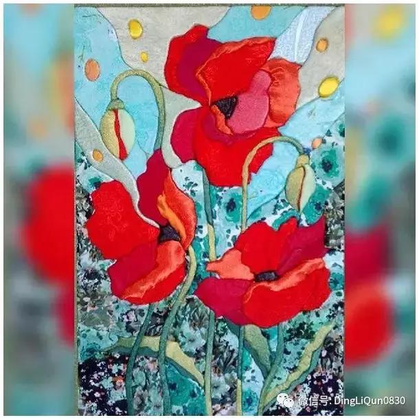 褶皱布画diy教程,布艺褶皱画