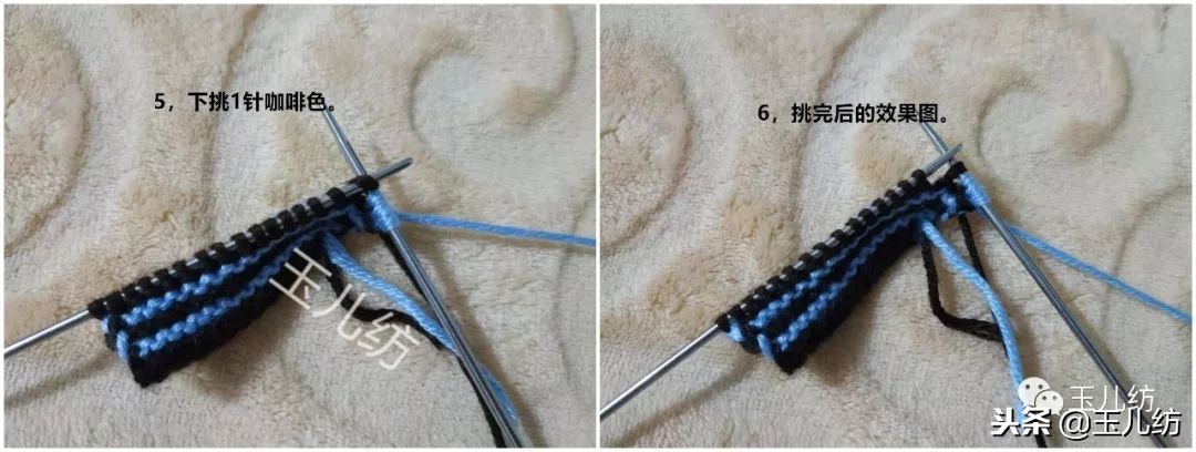 两边太阳花中间三角拖鞋编织教程,棉拖鞋两边太阳花完全的织法