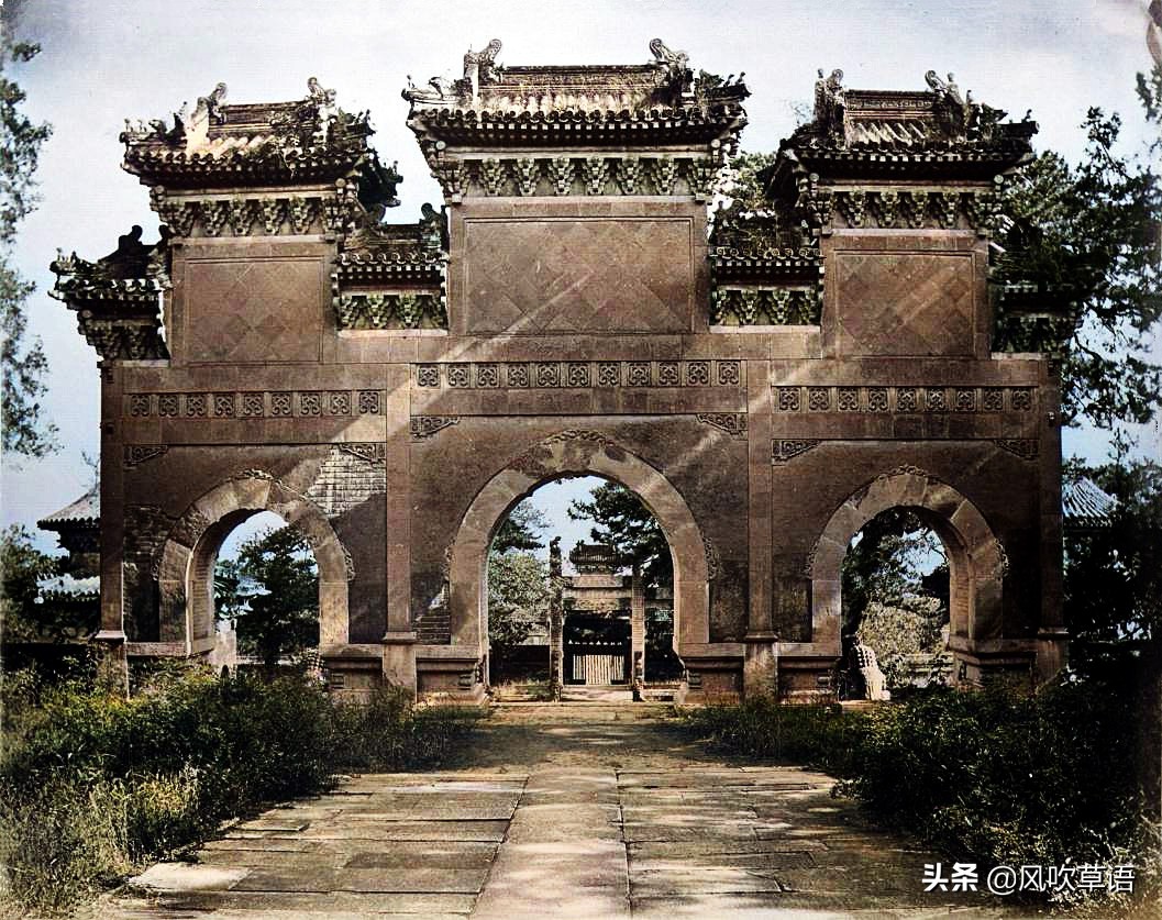 北京西山碧云寺老照片,北京碧云寺老照片