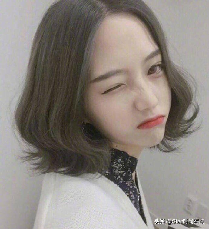 大方脸颅顶低的女生合适什么发型,头大脸大发型设计与脸型搭配