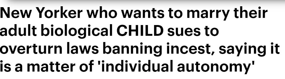 疯了！美国家长想和亲生孩子结婚，推*伦乱**合法化，竟然还有支持者
