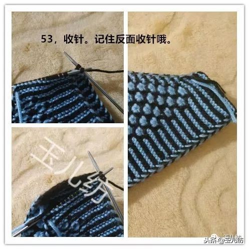 两边太阳花中间三角拖鞋编织教程,棉拖鞋两边太阳花完全的织法