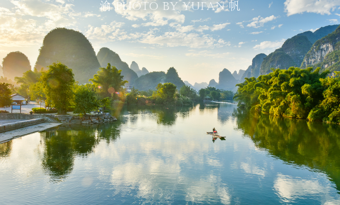 桂林遇龙河竹筏漂流图片,桂林遇龙河漂流多少钱