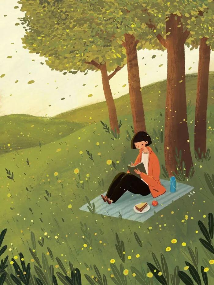 独处给我力量,独处让人心静