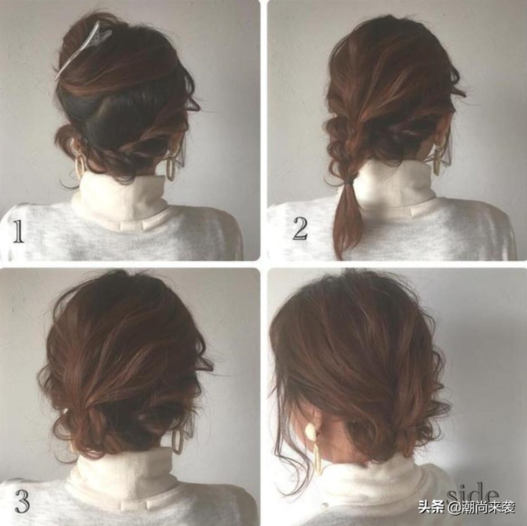 扎简单又漂亮的发型发量多,发型扎法教程简单又好看
