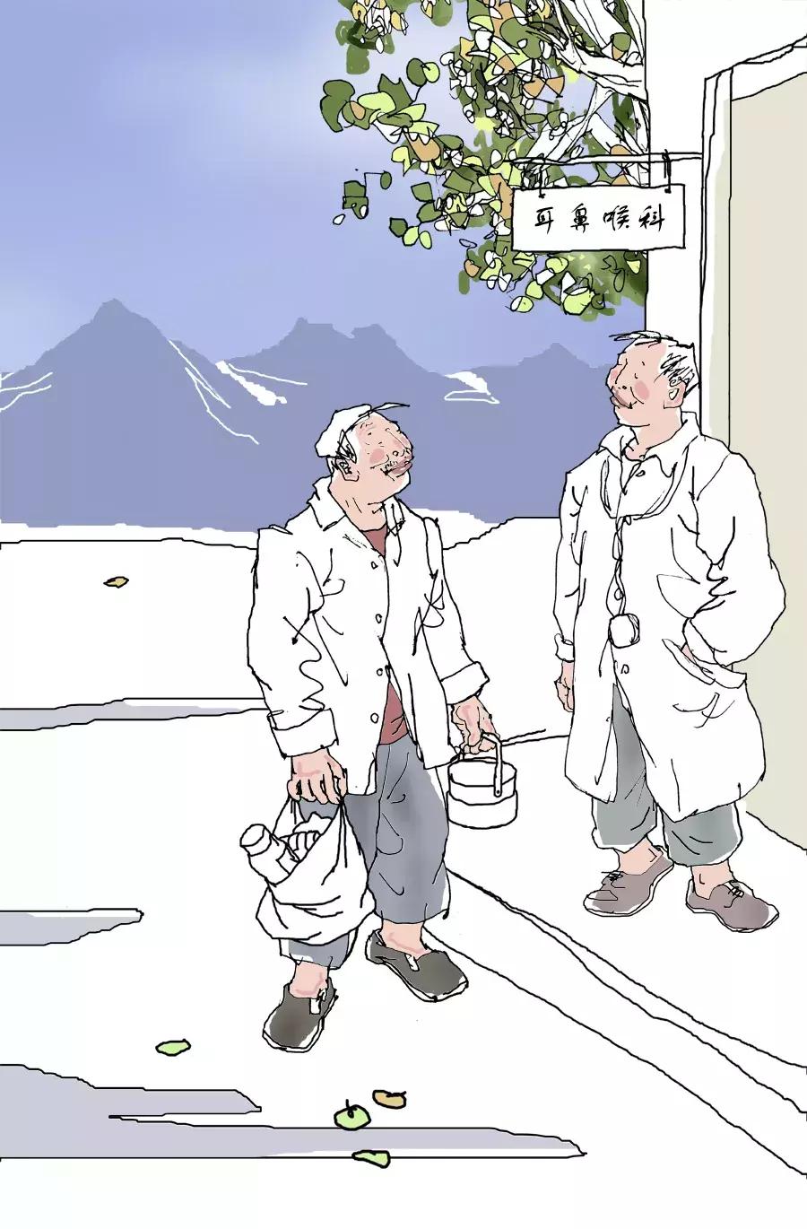 刘老汉的烦恼创作花絮,刘老汉新春连环画