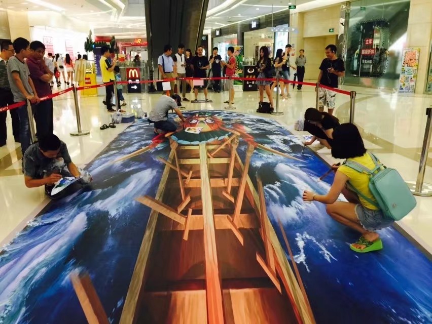 100幅经典画展,3d立体画超逼真大师