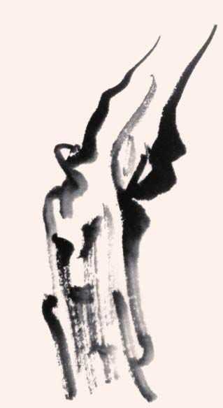 国画画树时的使转用笔方法,国画教程画树入门