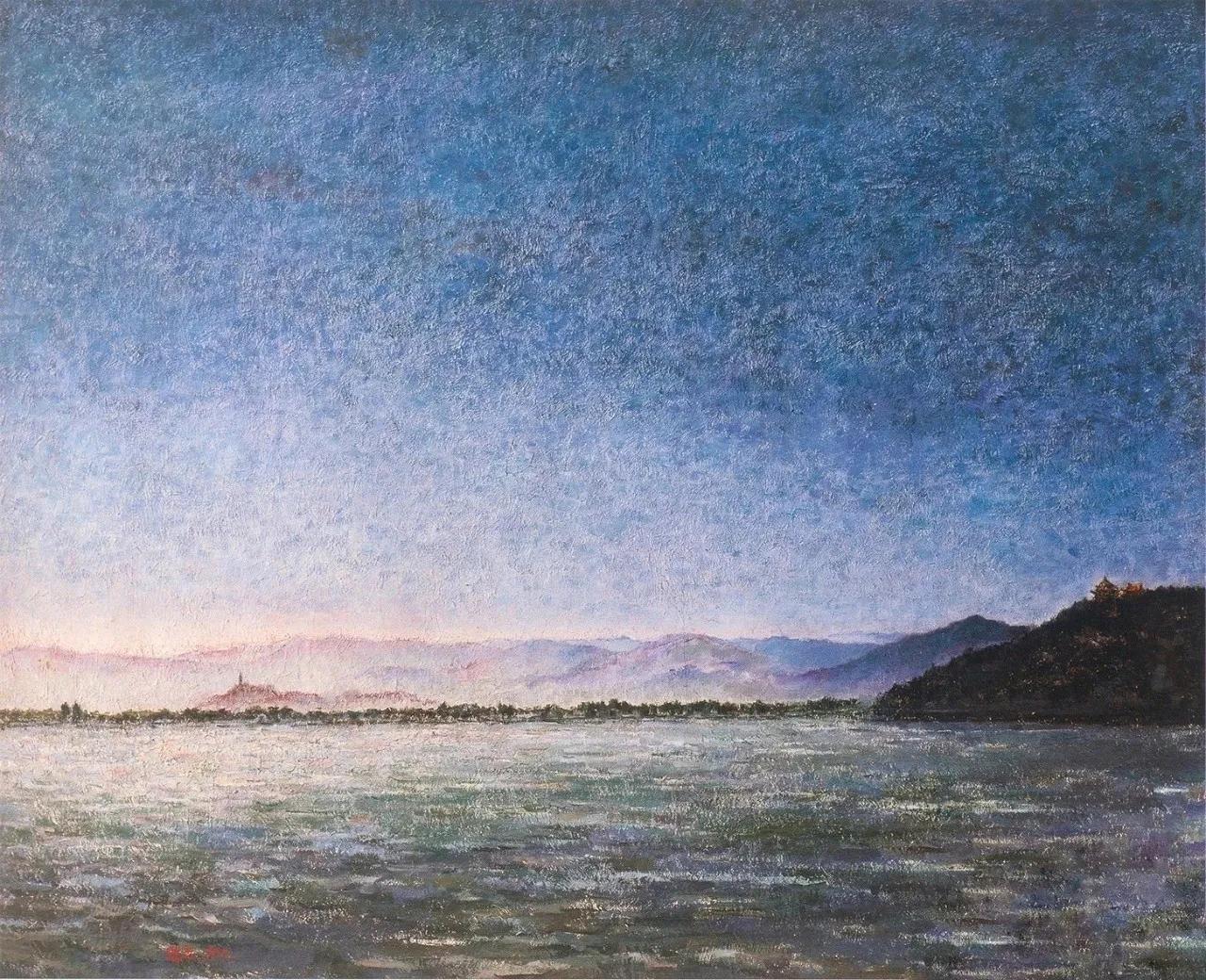 李瑞年油画静物花瓶,中国著名油画风景画前十名