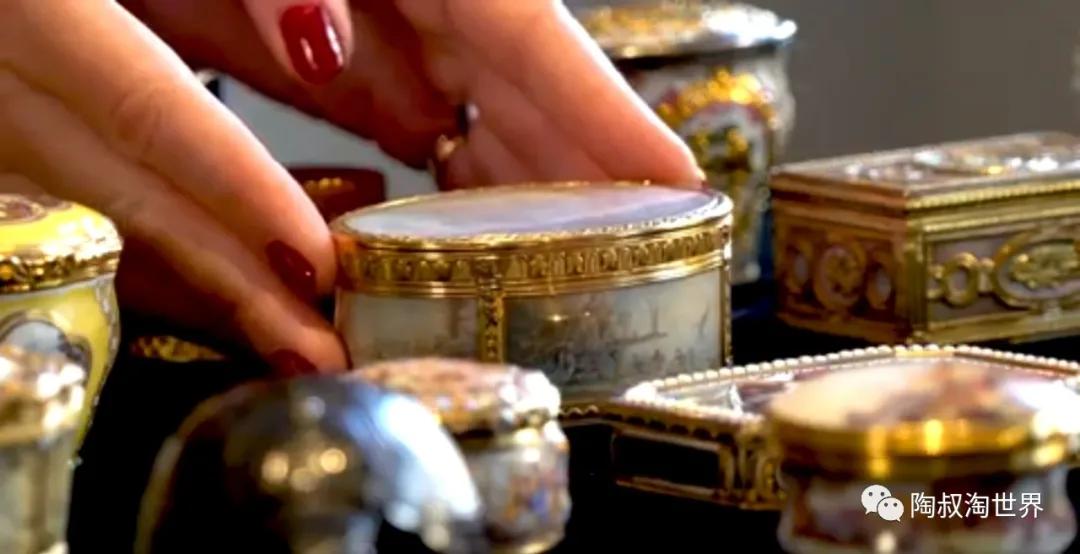每日古董故事——欧洲黄金珍宝鼻烟盒
