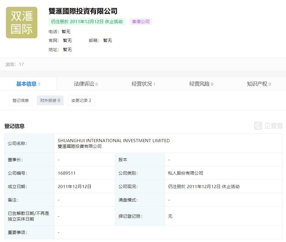 年薪20亿的屠夫，能否再次挽救“猪瘟病毒”危机中的双汇呢？