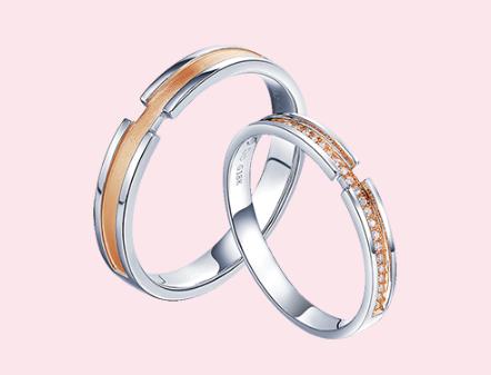 情侣对戒买什么牌子比较好,周大生七夕玫瑰金情侣对戒