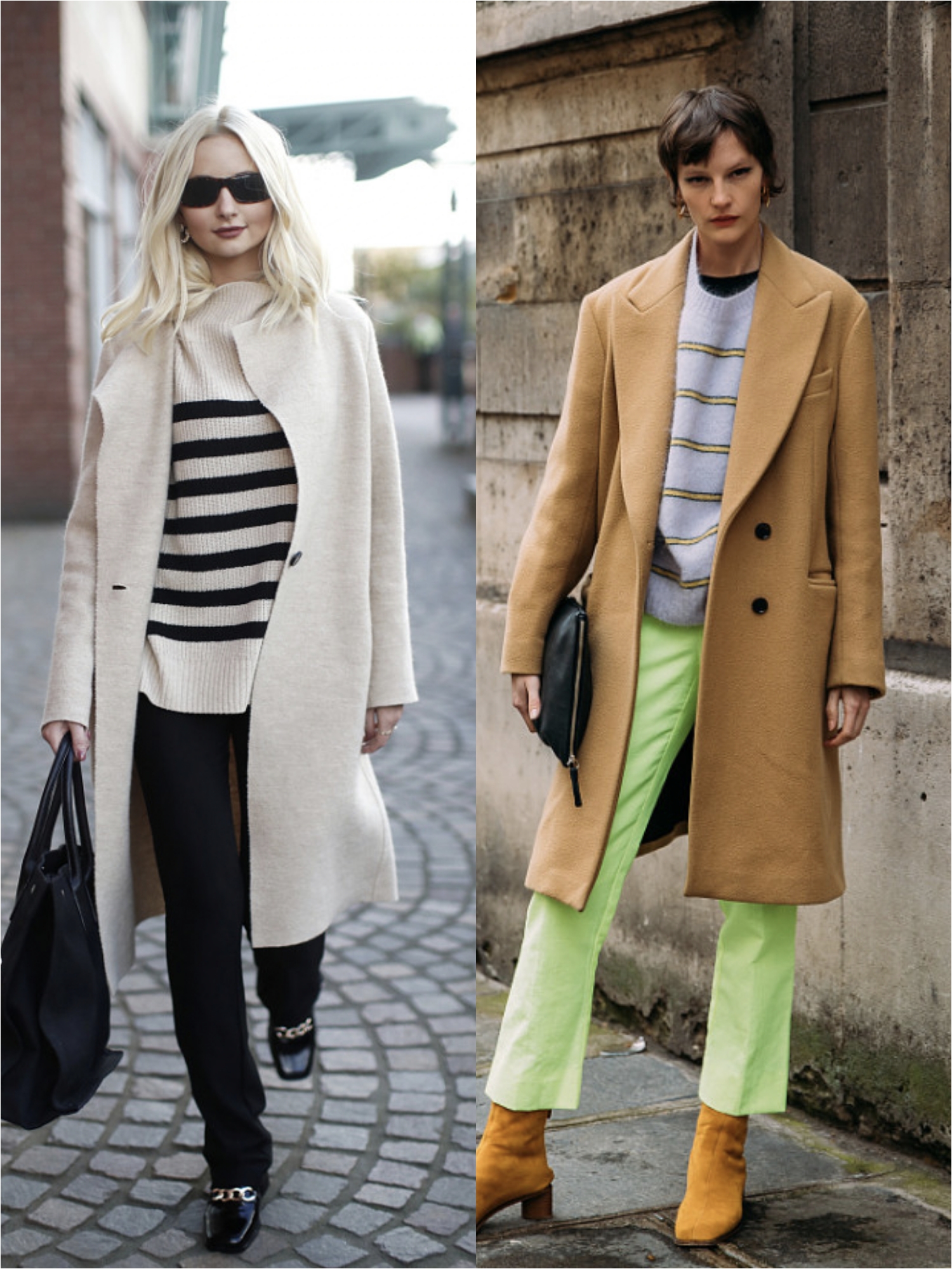 这个冬天如何选择条纹毛衣,毛衣穿搭推荐可内搭可外穿冬