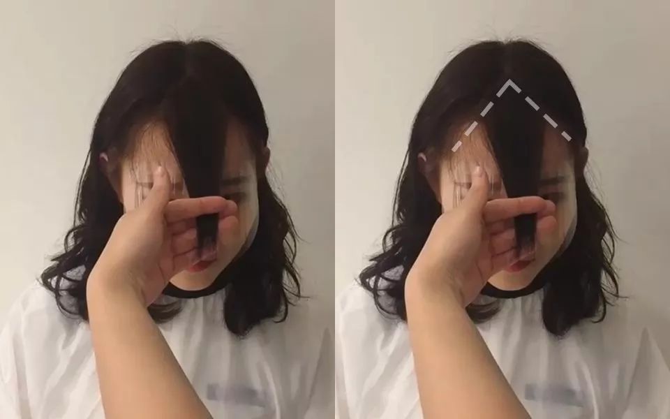 圆脸窄额头女生合适什么刘海,额头尖窄脸又小合适什么样的刘海