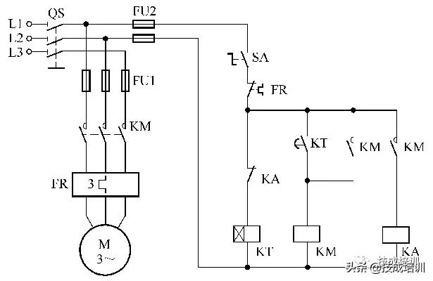 电动机控制电路图实图,常用电动机控制电路图讲解