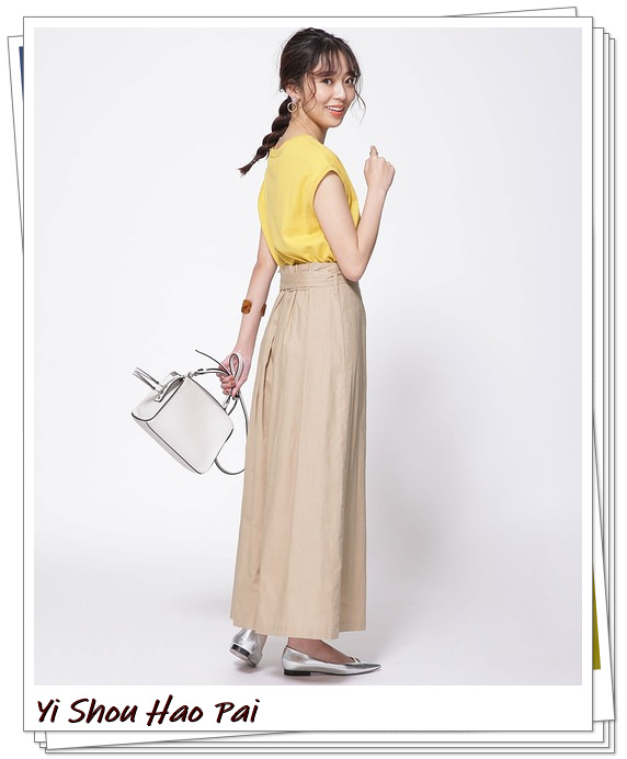 亚麻长半身裙如何搭配,亚麻裙半身裙怎么搭配上衣
