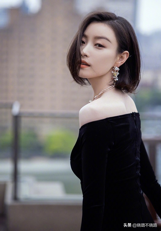 倪妮脸型合适的发型,倪妮电影一刀切短发
