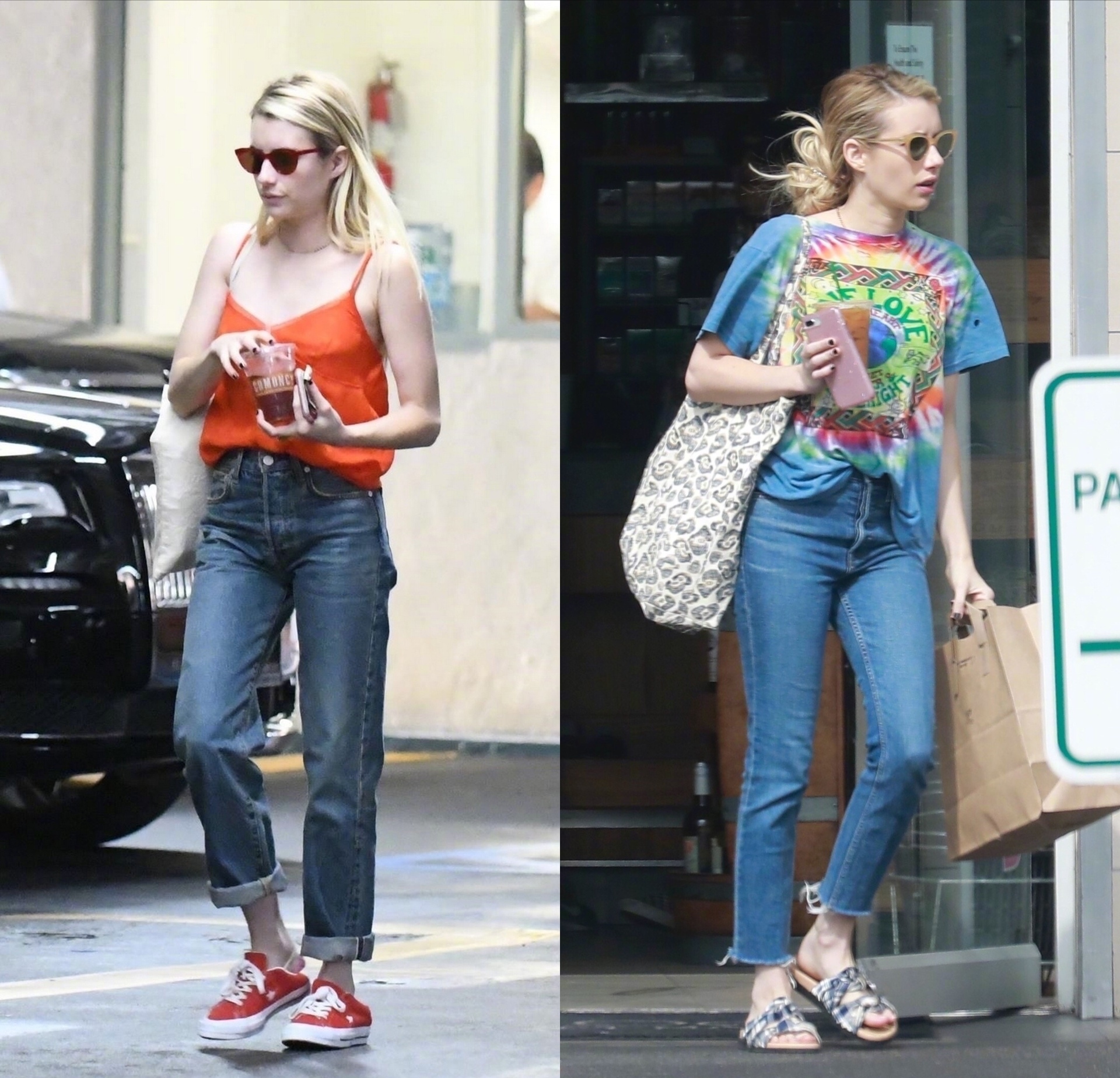 欧美最会穿的矮个明星EmmaRoberts，时髦实穿又显高，157穿出170