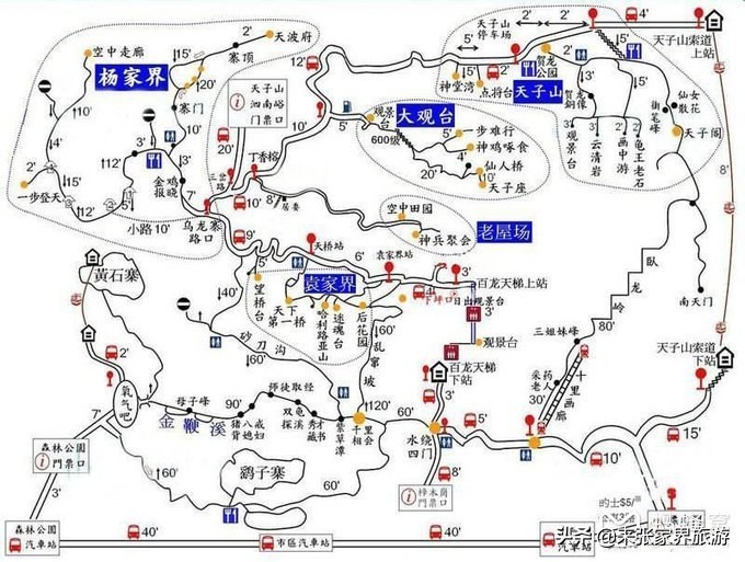 张家界武陵源天门山三日游团购,天门山森林公园张家界自由行攻略