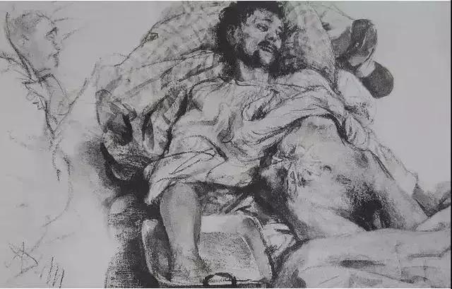 阿道夫门采尔速写作品,门采尔高清速写作品图片