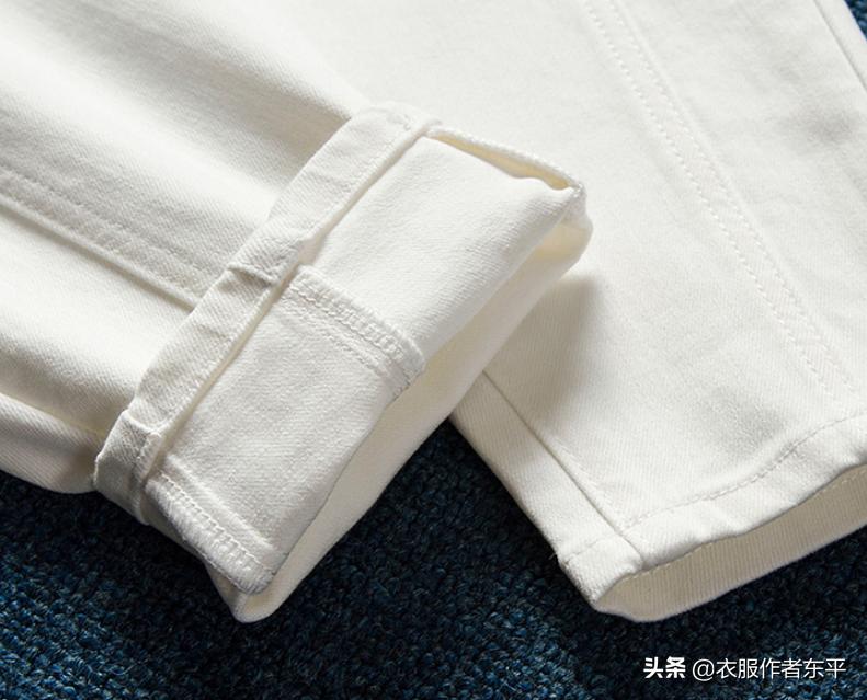 宽松大码牛仔裤裁剪,直筒裤牛仔裤的裁剪