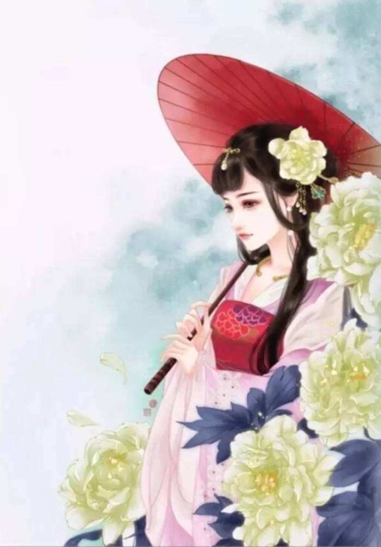 古风美女雨中撑伞唯美图片,唯美古风女生撑伞头像情侣