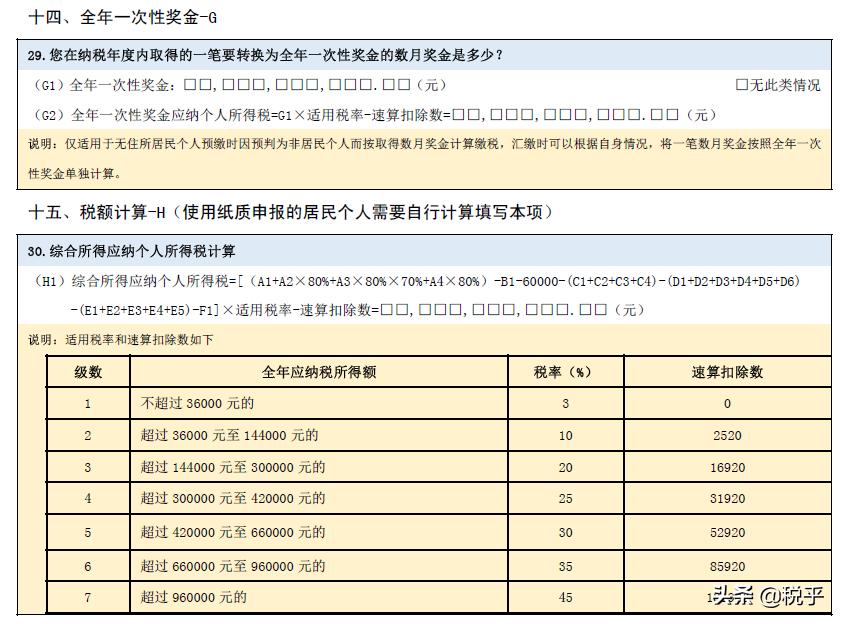个人所得税纳税申报表填写范本,个人所得税纳税申报表a表如何填