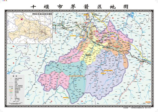 十堰茅箭区与张湾区地图,十堰张湾区和茅箭区有什么区别