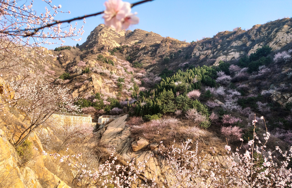 蓟州五盆沟风景区,蓟州翠屏湖美景