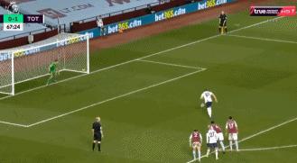 英超-凯恩造点球+破门维尼修斯建功热刺2-0维拉