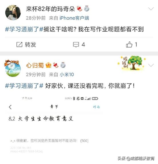 学习通崩了的原因,学习通崩溃