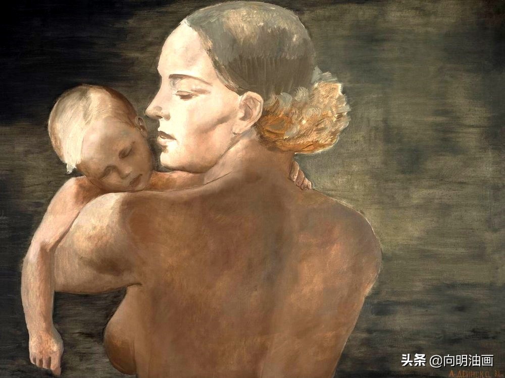 苏联人民艺术家,苏联画家亚历山大杰伊涅卡