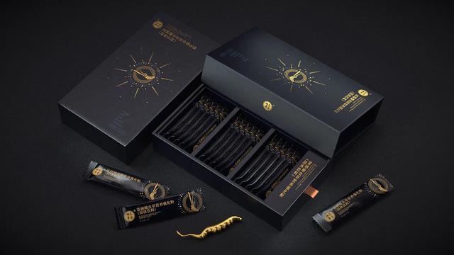 高端保健品包装设计案例,2024保健品高端创意包装设计图