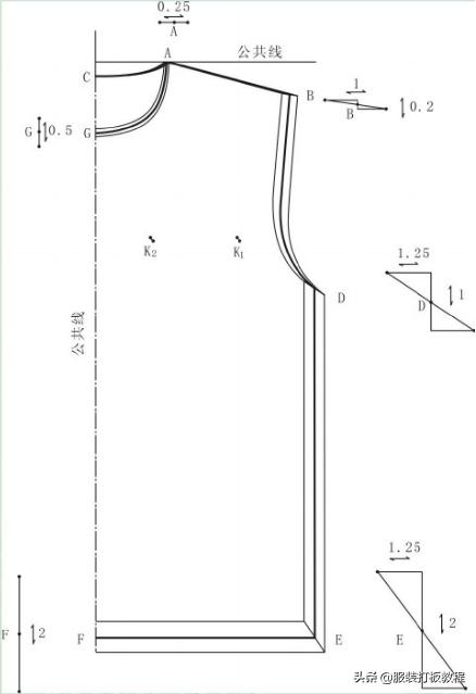 罗纹t恤圆领裁剪视频,圆领t恤罗纹领比例怎么算